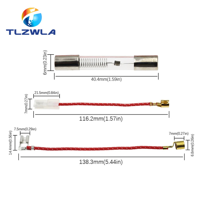 Fusível de Alta Tensão 5KV para Micro-ondas – Proteção Completa